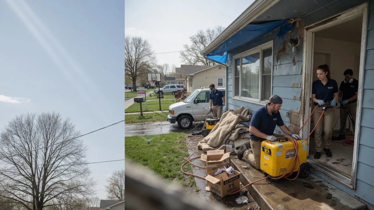 Basement Flood Cleanup in New London, IA near me